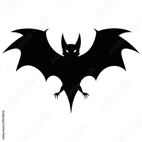 Wallpaper Mural Bat silhouettes vector illustration  Torontodigital.ca