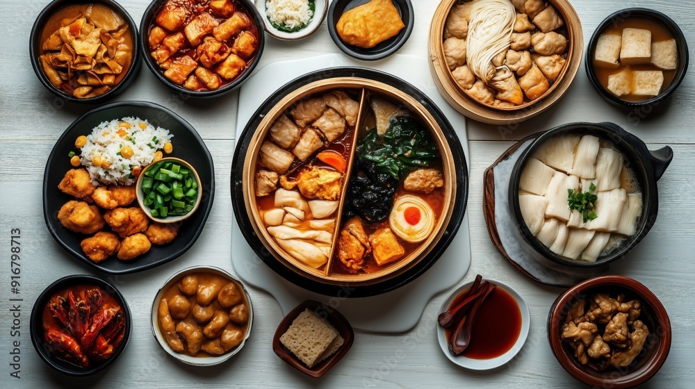 Hot Pot - Traditional Chinese food Hot Pot - Traditional Chinese food