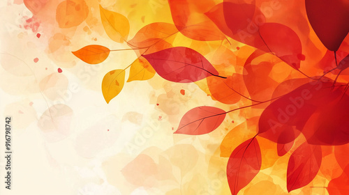 Background graphic for Autumn / 秋の背景イメージ