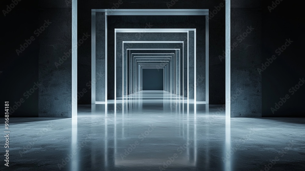 6. Futuristic geometrical structures floating in a minimalistic, ethereal space, illuminated with soft, ambient light, creating a sense of calm, copy space for text, 6. Futuristic geometrical structures floating in a minimalistic, ethereal space, illuminated with soft, ambient light, creating a sense of calm, copy space for text,