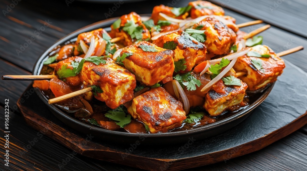 Paneer Tikka - traditional Indian food Paneer Tikka - traditional Indian food
