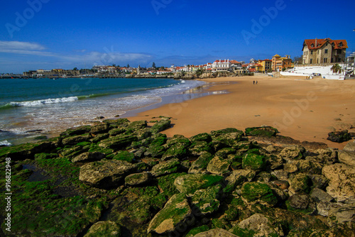Portugal Cascais with view over the beach