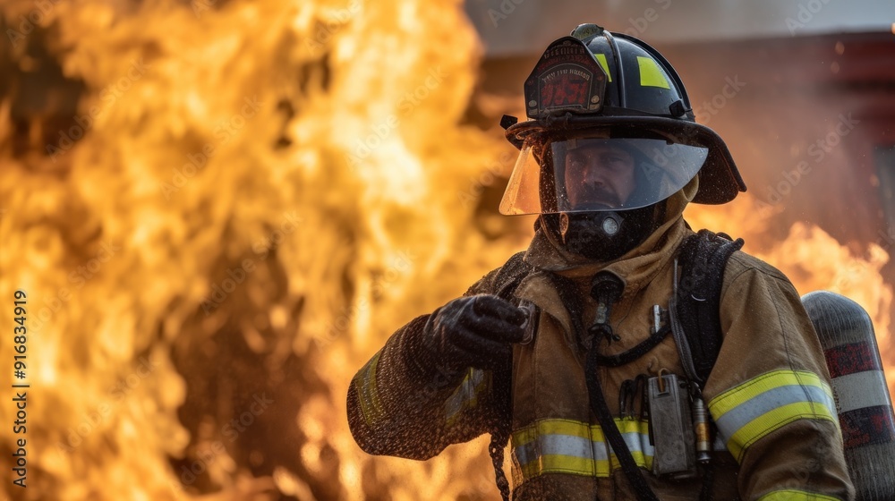 Firefighter in Action Firefighter in Action