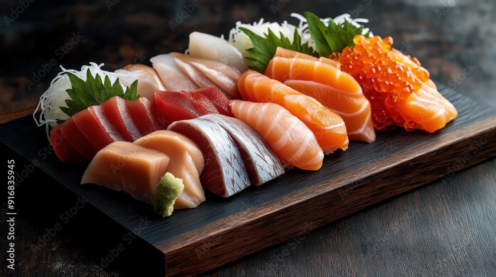 Sashimi - Traditional Japanese food Sashimi - Traditional Japanese food