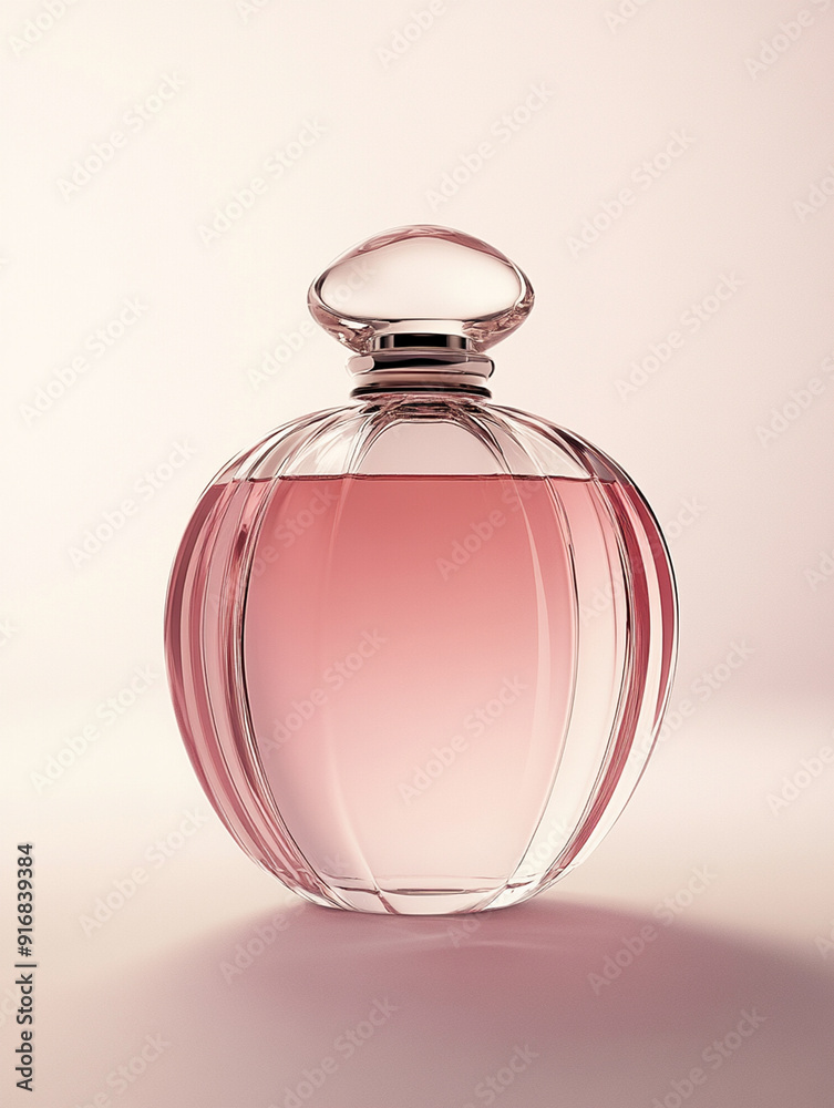 a bottle of perfume pink a bottle of perfume pink