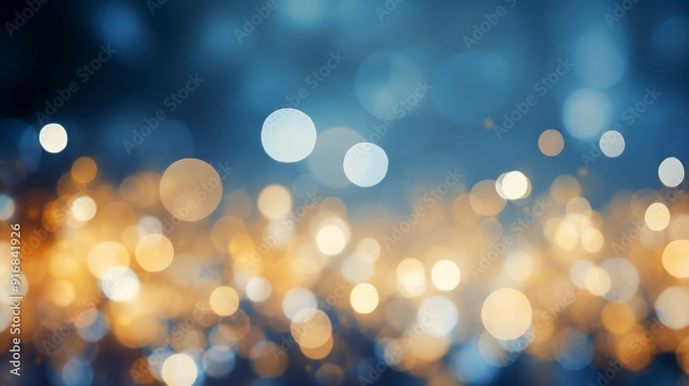 Abstract background with bokeh defocused lights and stars. Festive background. Abstract background with bokeh defocused lights and stars. Festive background.