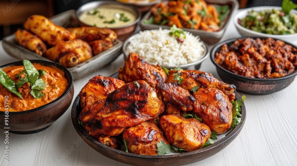 Tandoori Chicken - Traditional Indian food Tandoori Chicken - Traditional Indian food