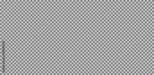 Vector Checkered light grey background. Image placeholder design element to demonstrate transparency and isolated elements. gray grid