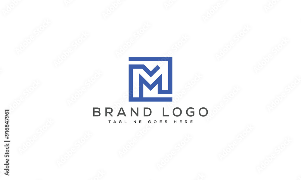 letter M logo design vector template design for brand. letter M logo design vector template design for brand.
