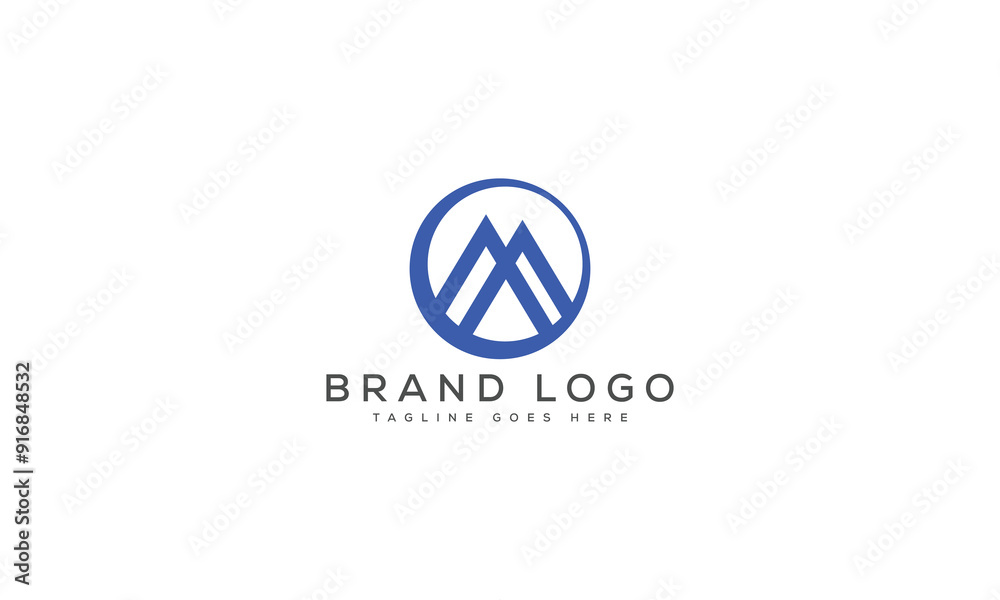letter M logo design vector template design for brand. letter M logo design vector template design for brand.