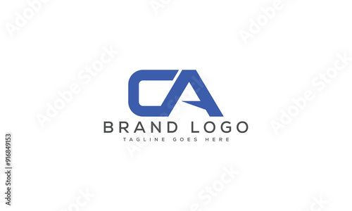 Free Download letter CA logo design vector template design for brand. - GFXLoad
