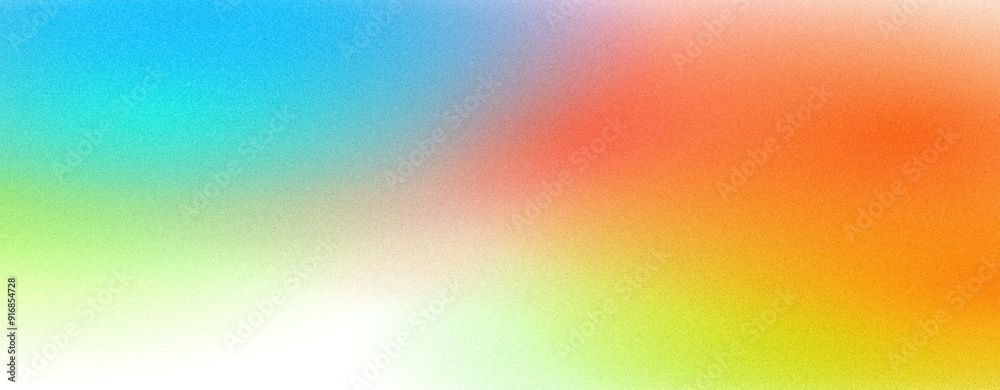 Obraz premium Colorful Abstract Gradient with Grainy Noise Texture for Modern Poster Design