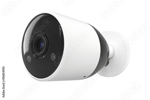 Surveillance System Display Isolated On Transparent Background