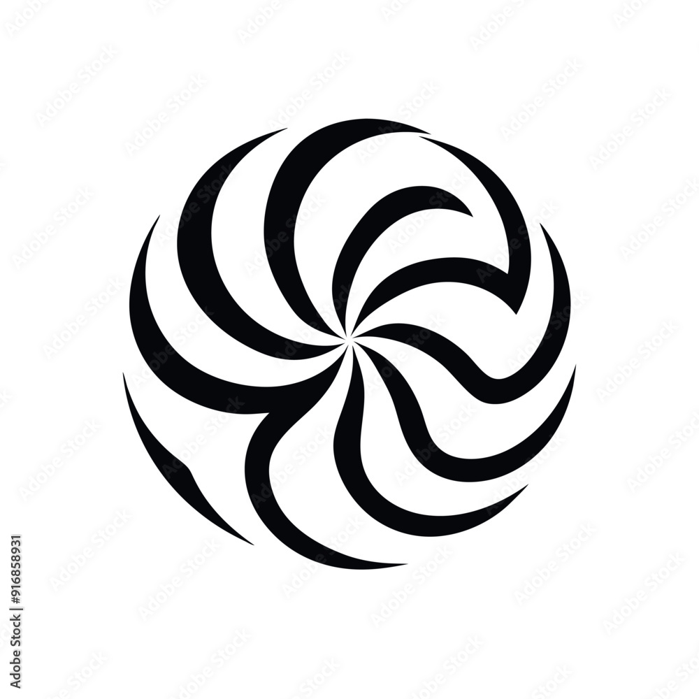 a Spiral and rotation circle design vector illustration a Spiral and rotation circle design vector illustration