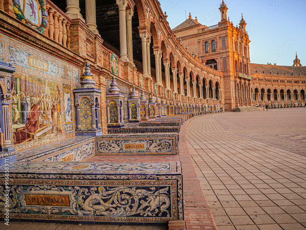 Obraz premium plaza de espana seville spain