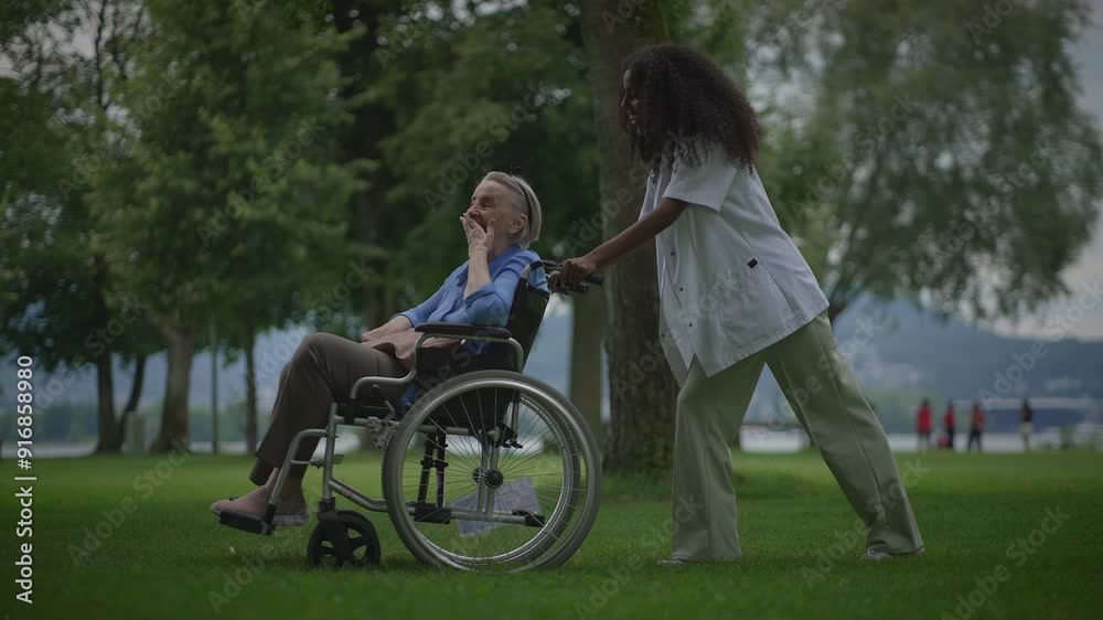 Caring Interaction in Nature A Beautiful Bond between Elderly People and Their Caregiver Caring Interaction in Nature A Beautiful Bond between Elderly People and Their Caregiver