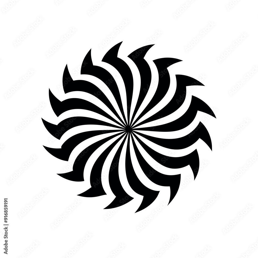 a Spiral and rotation circle design vector illustration a Spiral and rotation circle design vector illustration