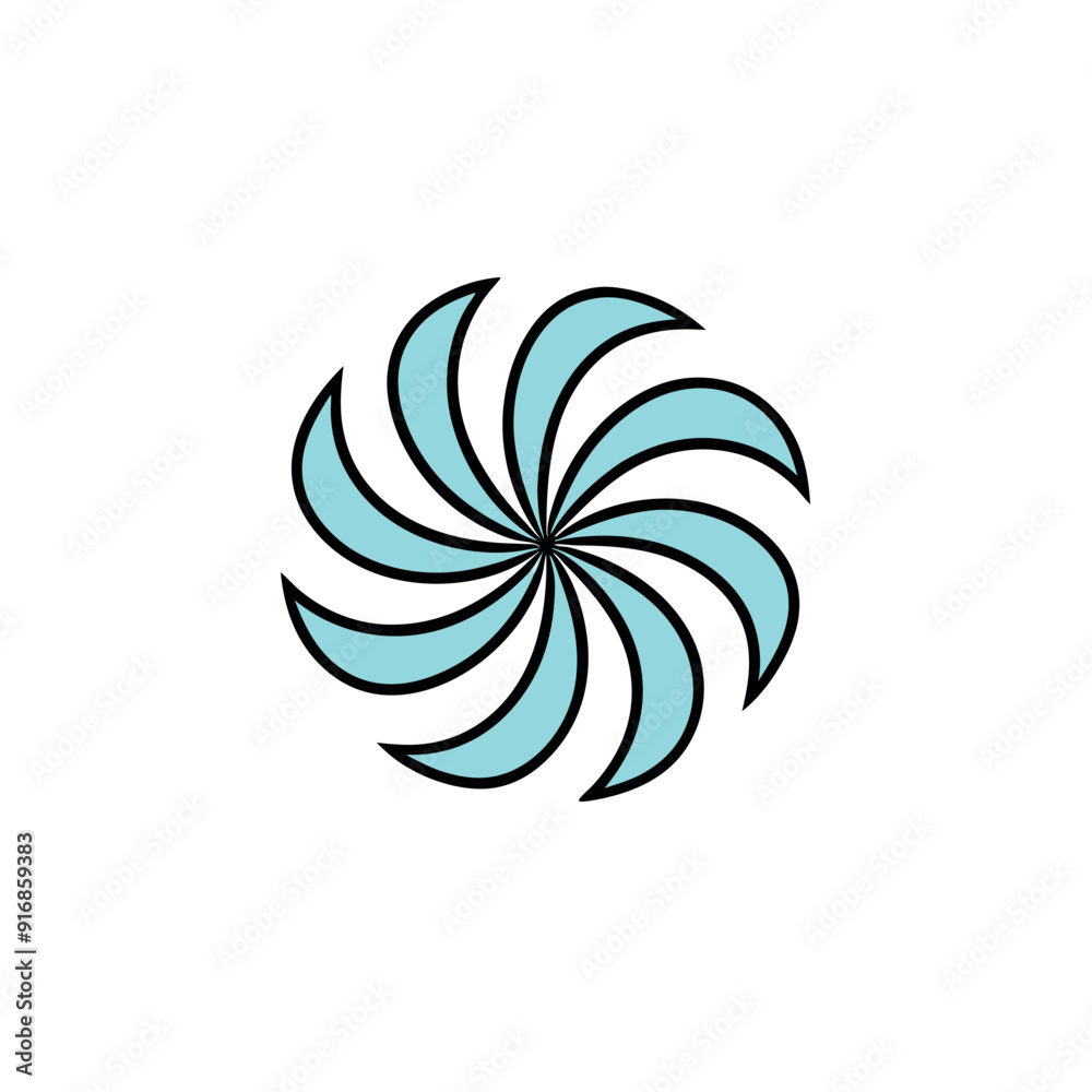 a Spiral and rotation circle design vector illustration a Spiral and rotation circle design vector illustration