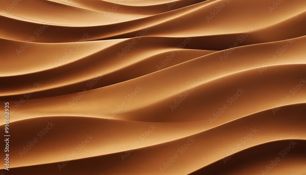 close-up view textured surface with wavy lines in warm brown color, creating sense depth and movement. close-up view textured surface with wavy lines in warm brown color, creating sense depth and movement.
