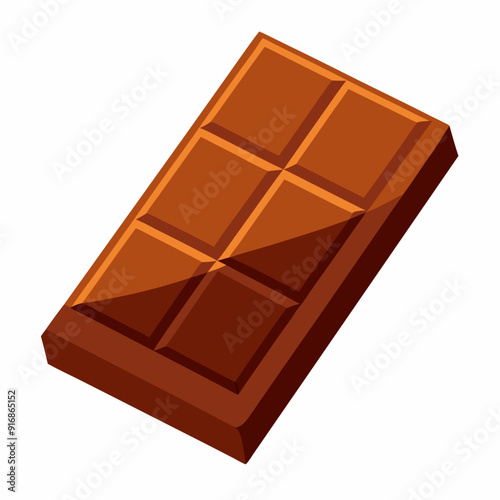 A Single Chocolate Bar with Six Squares