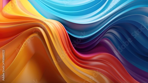 abstract colorful wave background