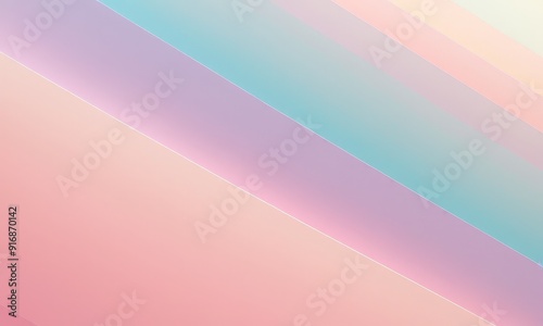 vibrant abstract background features diagonal stripes in pastel shades pink, blue, and green, creating sense