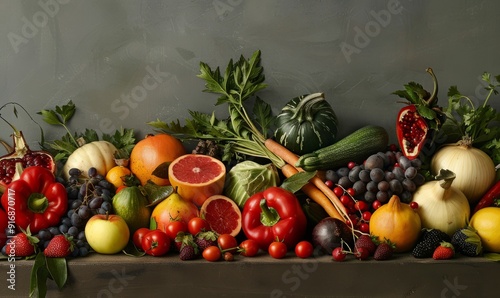 fresh fruits and vegetables