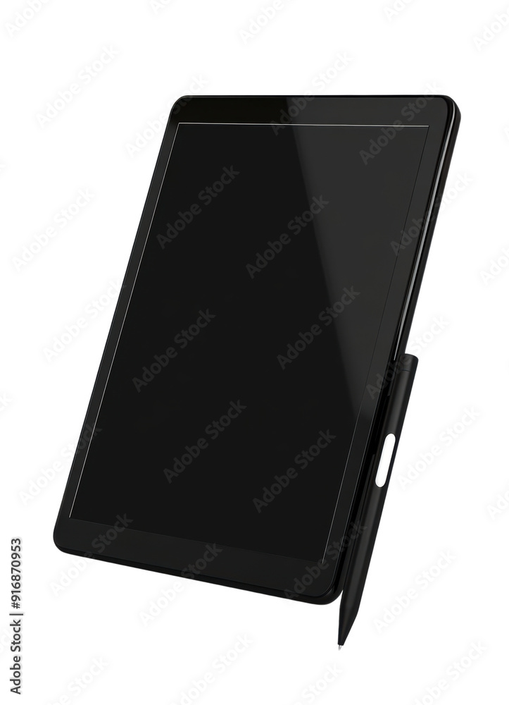 Stylish black tablet. Stylish black tablet.
