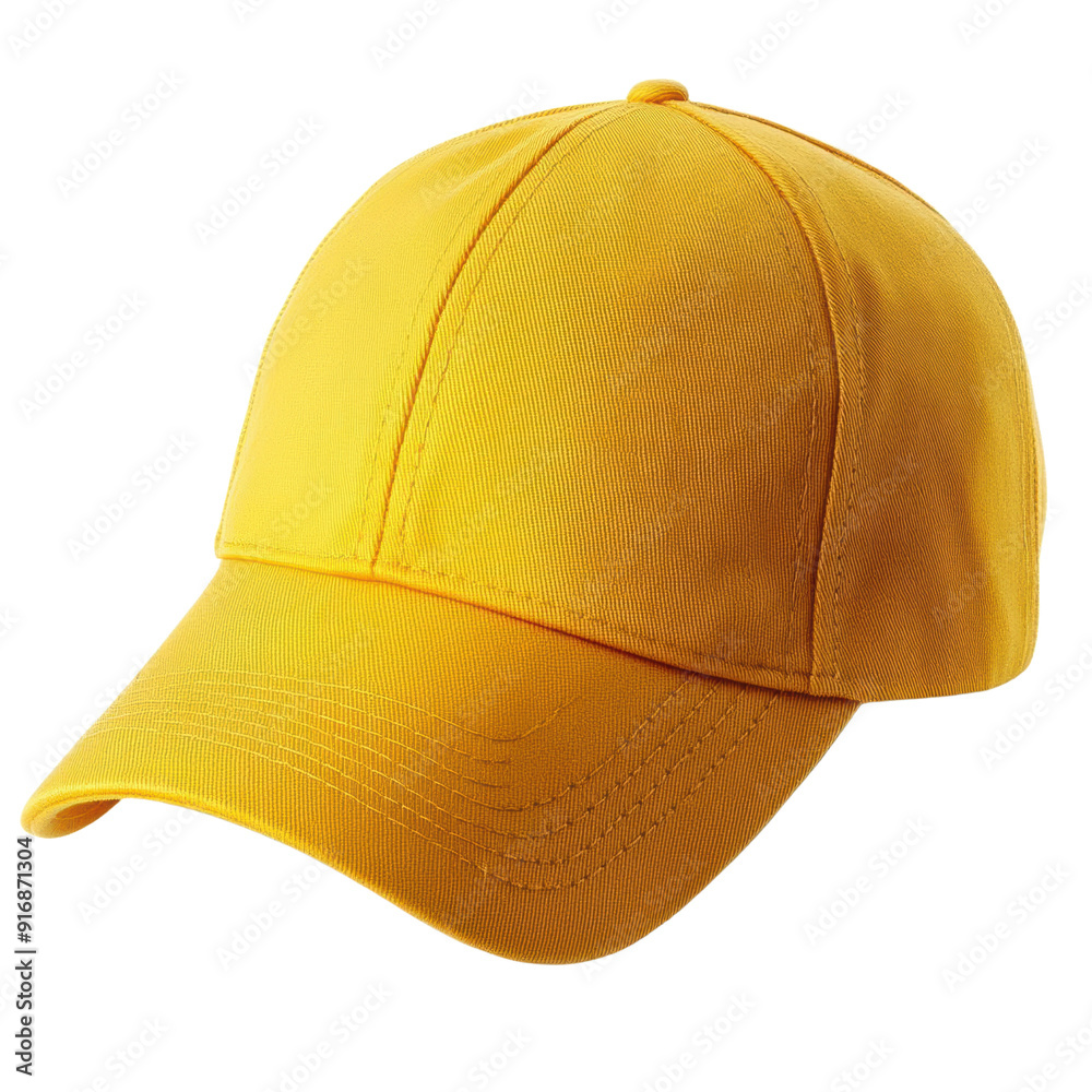 Fototapeta premium Vibrant yellow cap.