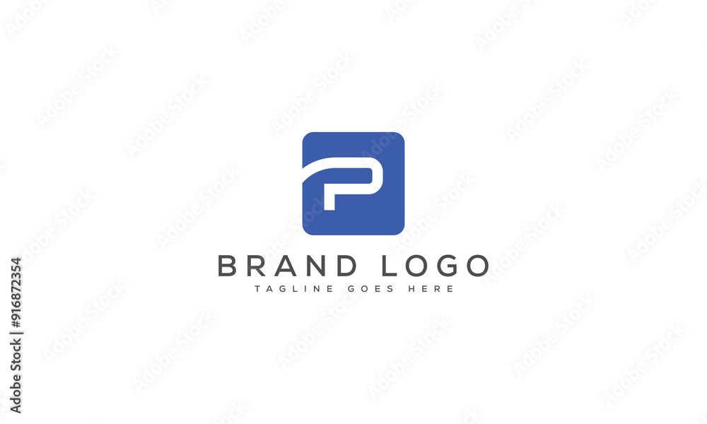 letter P logo design vector template design for brand. letter P logo design vector template design for brand.