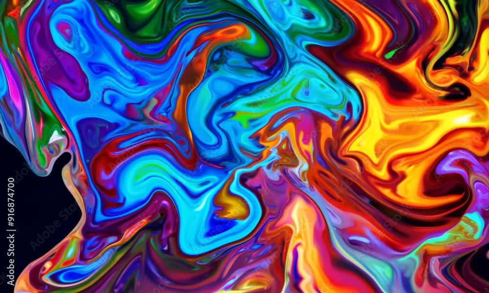 Abstract Swirling Colors Abstract Swirling Colors