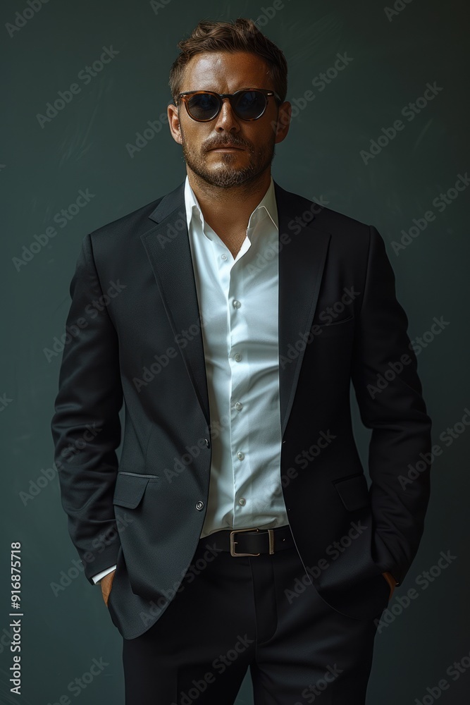 Photo portrait of a man in a suit Photo portrait of a man in a suit