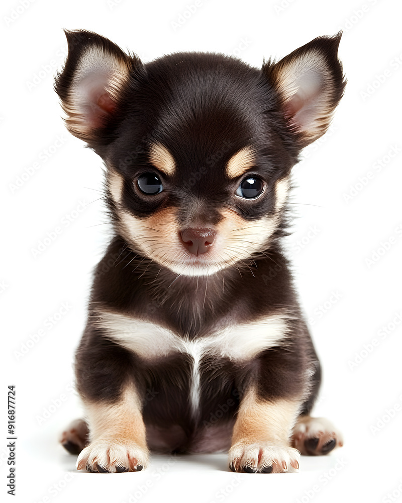Small Chihuahua puppy isolated on white background Small Chihuahua puppy isolated on white background