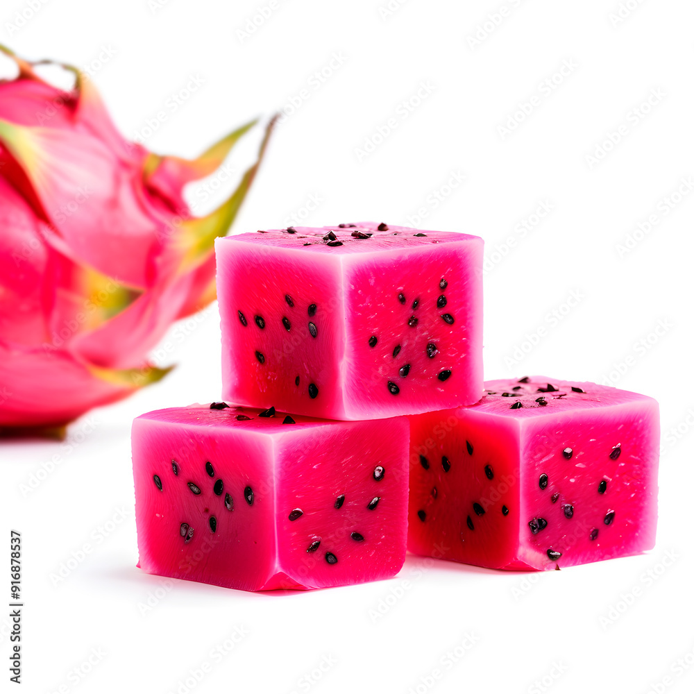 Dragon fruit isolated on white Dragon fruit isolated on white