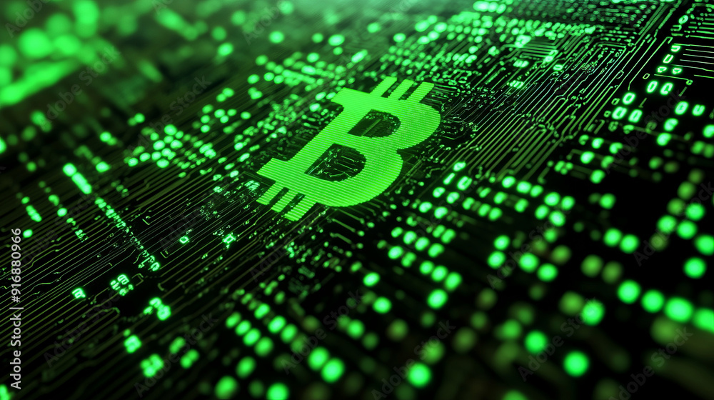 Hacking the Crypto Market: Green Graph with Bitcoin Focus Hacking the Crypto Market: Green Graph with Bitcoin Focus