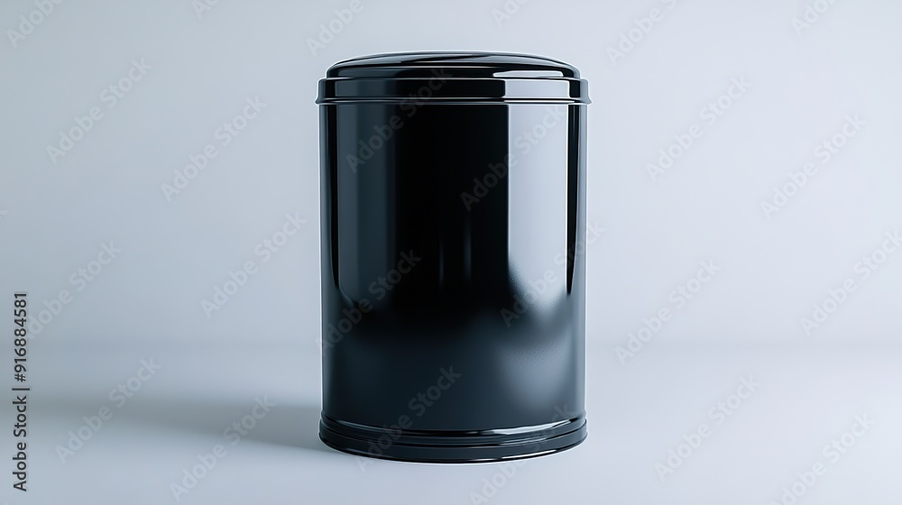 Isolated Trash Can on White Background: Simple and Clean Design for Waste Management Isolated Trash Can on White Background: Simple and Clean Design for Waste Management