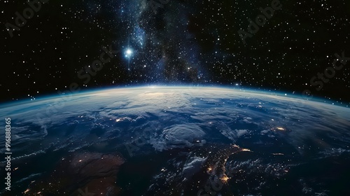 planet earth view of outer space 