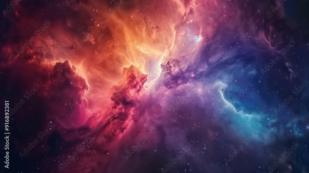 Obraz premium Colorful space galaxy cloud nebula.&nbsp;Stary night cosmos.&nbsp;Universe science astronomy.&nbsp;Supernova background wallpaper