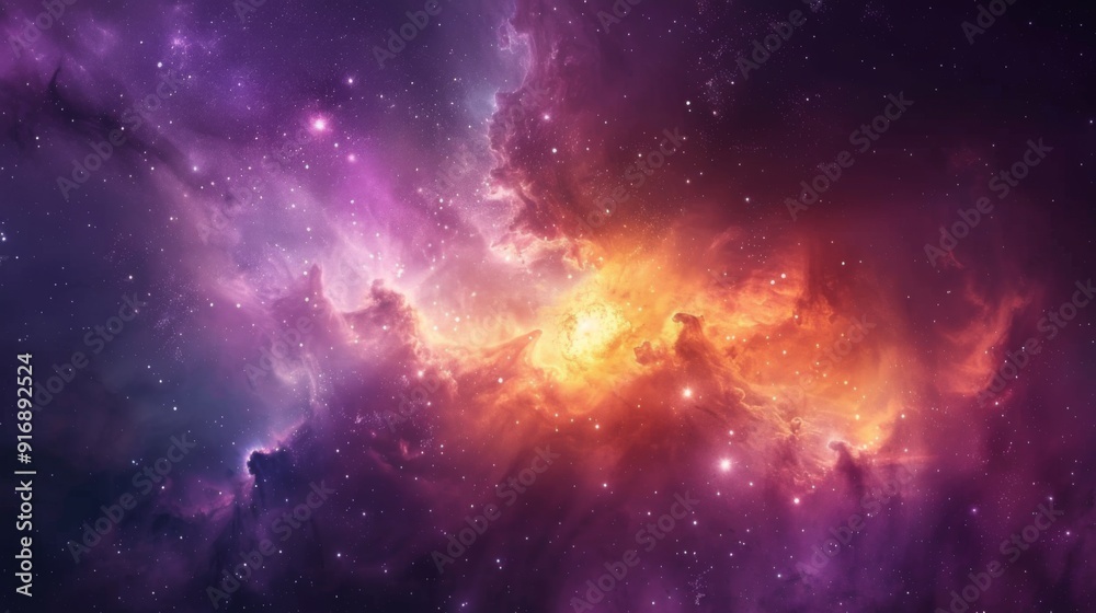 Naklejka premium Colorful space galaxy cloud nebula.&nbsp;Stary night cosmos.&nbsp;Universe science astronomy.&nbsp;Supernova background wallpaper