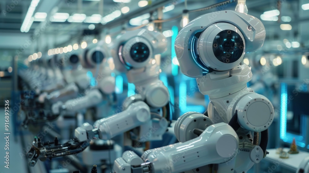 Robotics Automation in a Modern Factory Robotics Automation in a Modern Factory