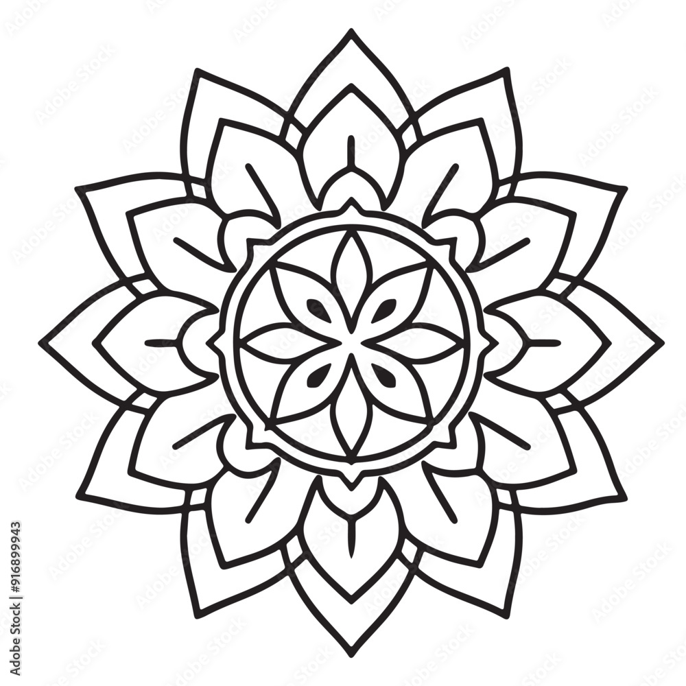 abstract wild Mandela design pg, adult anti-stress coloring page in line art, floral pattern coloring sheet. abstract wild Mandela design pg, adult anti-stress coloring page in line art, floral pattern coloring sheet.