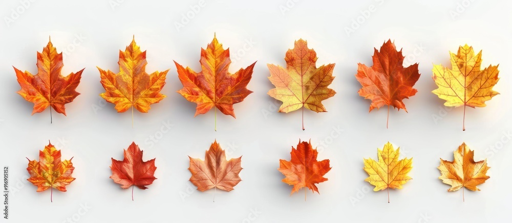 Collection of Colorful Autumn Leaves Collection of Colorful Autumn Leaves