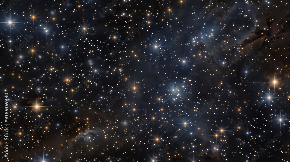 Fototapeta premium The cosmos filled with countless stars