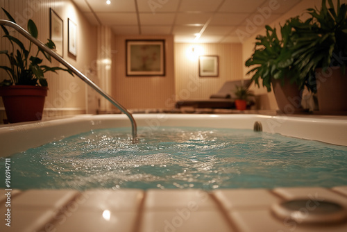 Indoor spa pool