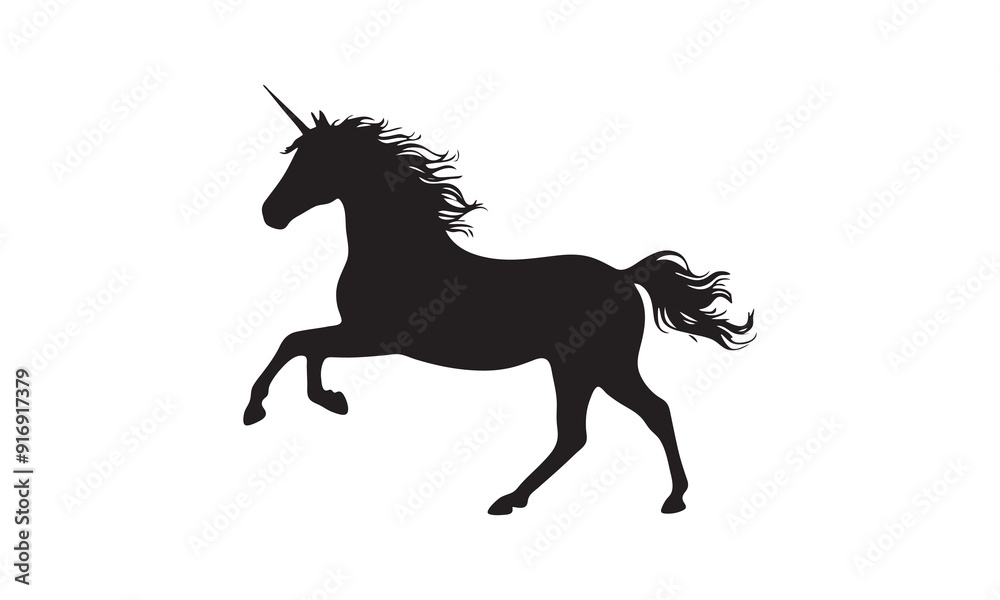 unicorn design, unicorn horse head design - black and white magical unicorn design, unicorn horse head design - black and white magical