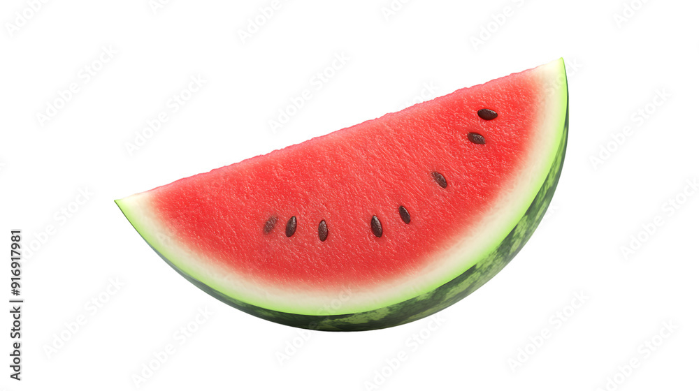 Watermelon isolated on a white background with full depth of field, vivid colors Watermelon isolated on a white background with full depth of field, vivid colors