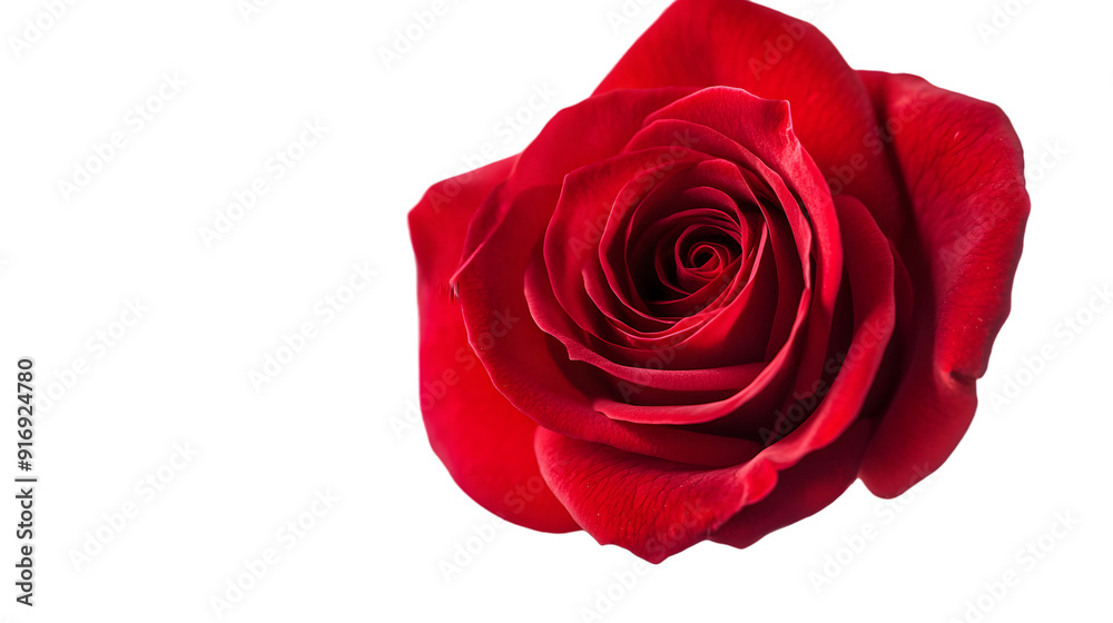Red rose isolated on a white background with full depth of field, clear details Red rose isolated on a white background with full depth of field, clear details