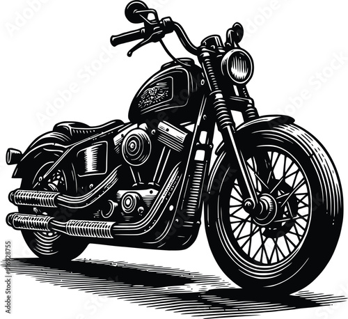 motorcycle sport bike silhouette