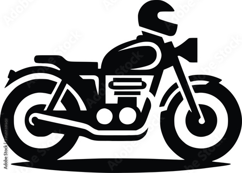 motorcycle sport bike silhouette