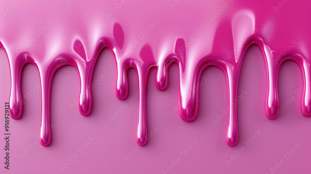 Paint dripping on a plastic surface Paint dripping on a plastic surface